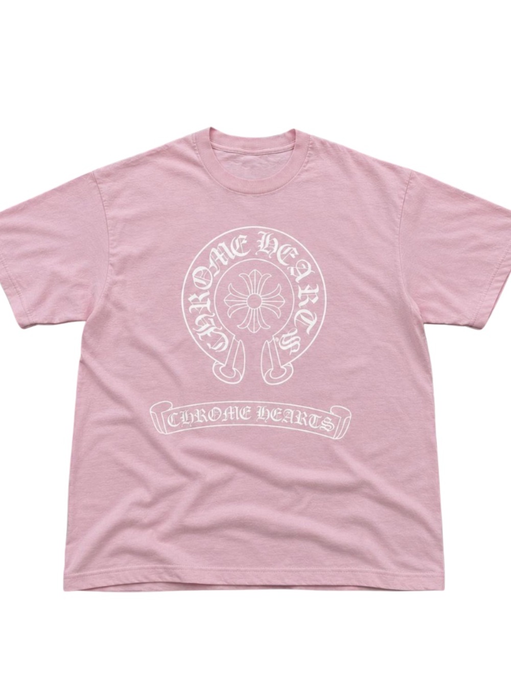 Gildan Light Pink Short-Sleeve Graphic Logo Tee